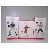 3 2015 Hallmark Keepsake NFL Ornaments - Colin