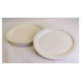 3 Vintage Smooth Oval 'Buffalo China' Platters