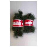 2 9-Foot NON-LIT Rochester Evergreen Garland