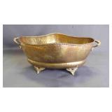 Vintage Hammered Brass Planter/Centerpiece Bowl