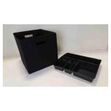 2 Collapsible Cube & Multi-Compartment Tray