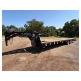 2018 Lamar Gooseneck Flatbed Trailer