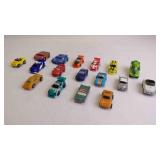 17 Micro-Machines 1:87 Scale Mini Die-Cast Cars