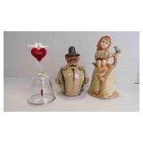 3 Vintage Novelty Christmas/Holiday Table Items