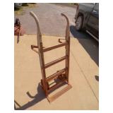 Antique Wood & Cast Iron Two Wheel Hand Truck