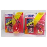 2 1992 Kenner Starting Lineup "Michael Jordan"