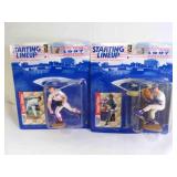 2 1997 Starting Lineup MLB Baseball Figurines &