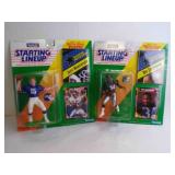 2 1992 Starting Lineup NFL Football Figurines w/