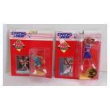 2 1995 Kenner Starting Lineup NBA Action Figures