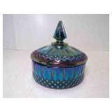Vintage Indiana Glass Co "Princess" Pattern Blue