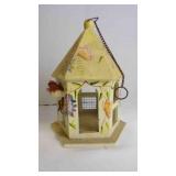 Vintage Hand-Painted Decorative Wooden Birdhouse