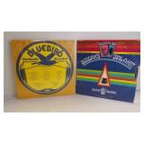 2 Vintage Vinyl Records Glenn Miller Blue Bird &