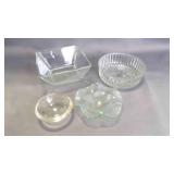 Vintage Pressed & Cut Glass Tableware/Deco Items