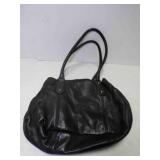 Fossil Brand Black Leather Slouchy Shoulder Bag