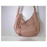 The Sak Collective Pink or Beige Leather Hobo Bag