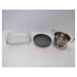 9X9 Clear Glass Baking Dish Microwave & Dishwasher