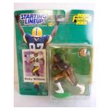 2 2000 Starting Lineup NFL Football Figurines w/