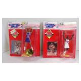 2 1995 Kenner Starting Lineup Rookie of the Year