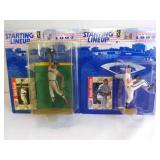 2 1997 Starting Lineup Baseball MLB Figurines &