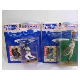 2 1997 Starting Lineup Baseball MLB Figurines &