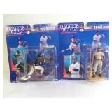 2 1998 Starting Lineup MLB Baseball Figurines &