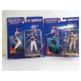2 1998 Starting Lineup MLB Baseball Figurines &