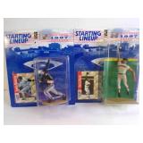 2 1997 Starting Lineup Baseball MLB Figurines &