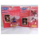 2 1997 Starting Lineup NBA Basketball Figurines