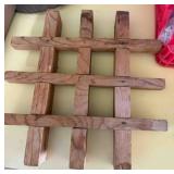 12 X 12 Wood Tic Tac Game