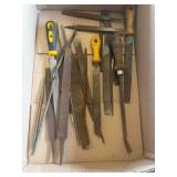 Files, Chisels, Punches, Pickle fork, pry bar