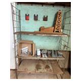 Metal Shelving and Contents