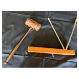 Gavel and Crock Stick Knife Sharpening Tool
