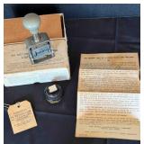 Vintage Rubber Stamp