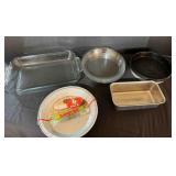 3 Anchor Hocking Pie Plates, Baking Dish