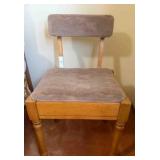 Mid Century Chair w/storage seat