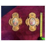 2 Wood Vintage Plaques, Made in Italy
