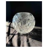 VTG Cut Crystal Rose Bowl