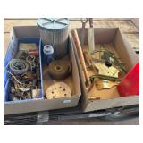2 Boxes Miscellaneous Tools, Drill Bits