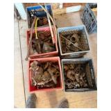 Pallet of pipe fittings and scrap