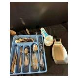 Misc. Flatware, Spoon Rest, Measuring Cup
