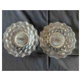 2 Fostoria plates 6"