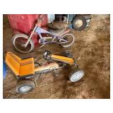 Pedal Cart and Bicycle