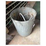 Metal Trash Can