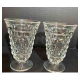 8 Fostoria Tea Footed Glasses