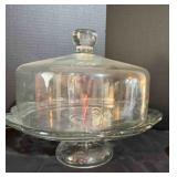Anchor Hocking Embossed Floral Plate