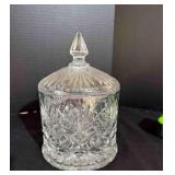 Heavy Crystal Canister/Biscuit Jar