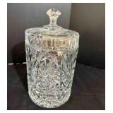 VTG Cut Crystal Pinwheel Canister
