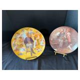 2 Norman Rockwell Plates