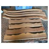 8 Pieces of furniture wood