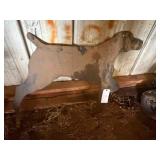 Metal Dog Yard Sign
